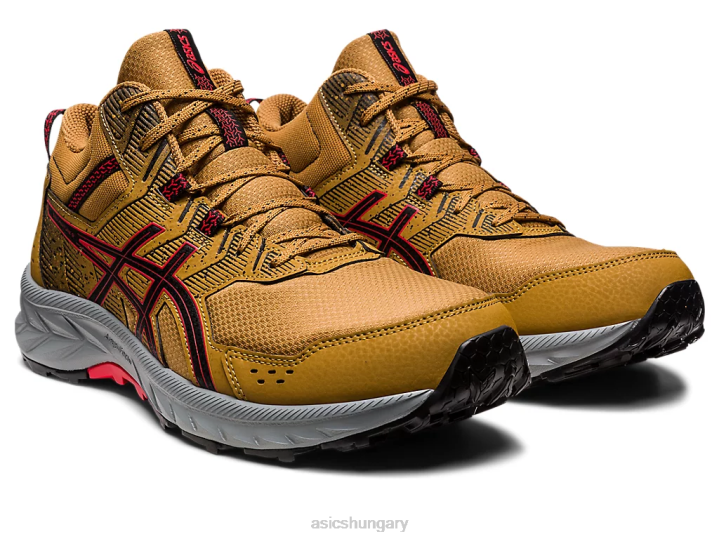 asics barna presidio/elektromos vörös magyarország N2T2121