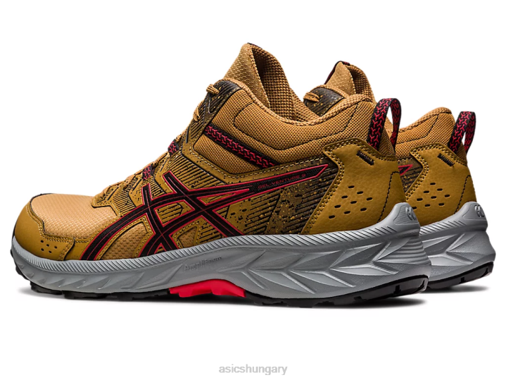 asics barna presidio/elektromos vörös magyarország N2T2121
