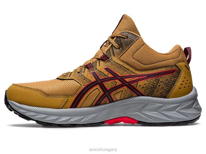 asics barna presidio/elektromos vörös magyarország N2T2121