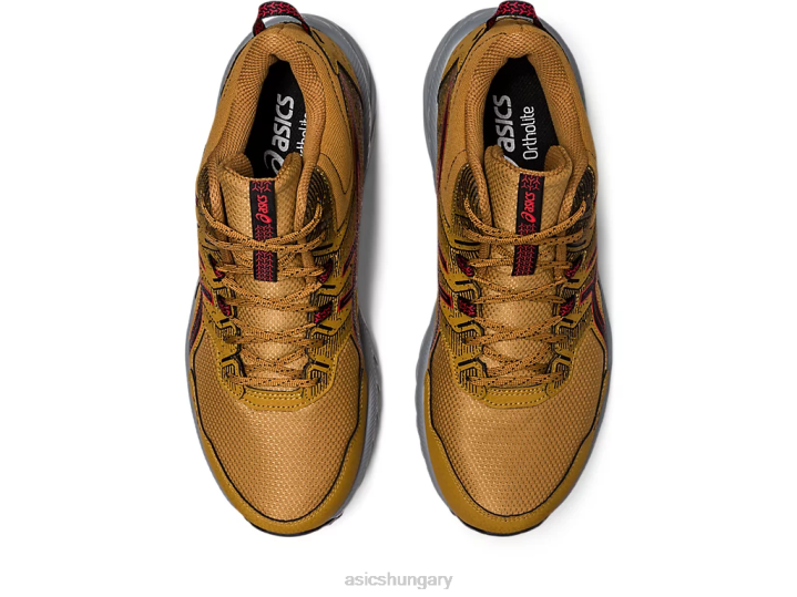 asics barna presidio/elektromos vörös magyarország N2T2121