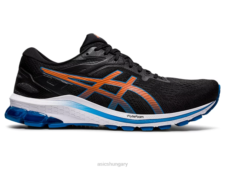 asics fekete/újjászületett kék magyarország N2T21934