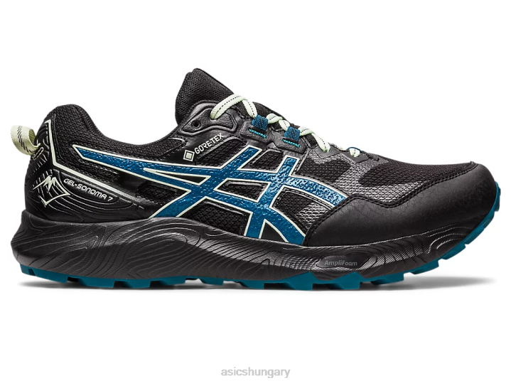 asics fekete/tintás kékeszöld magyarország N2T2244