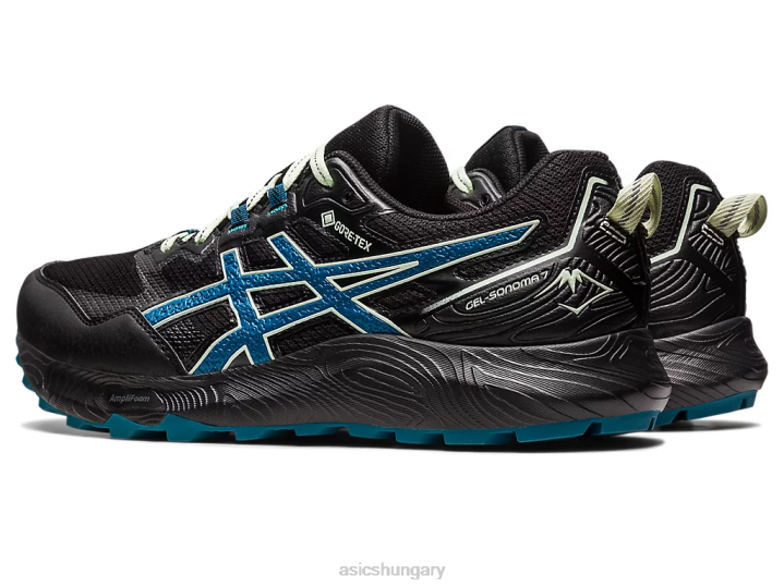 asics fekete/tintás kékeszöld magyarország N2T2244