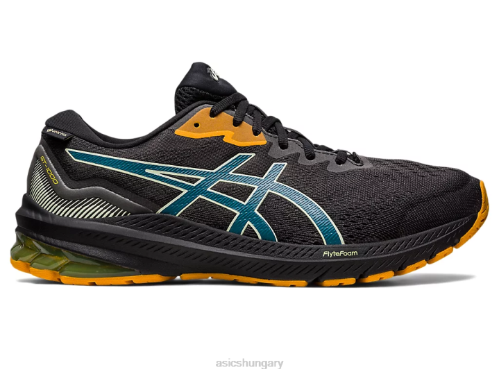 asics fekete/tintás kékeszöld magyarország N2T2497