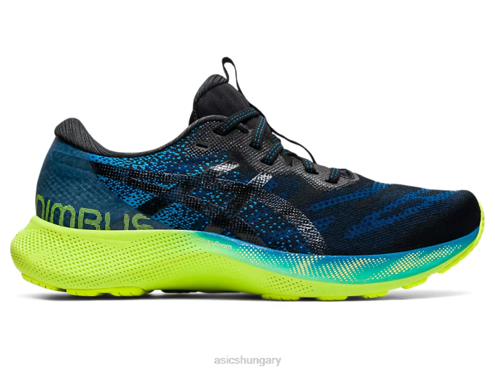asics újjászületett kék/fekete magyarország N2T21970
