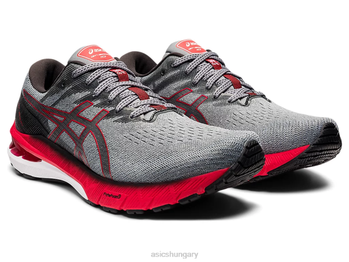 asics középszürke/elektromos piros magyarország N2T21646