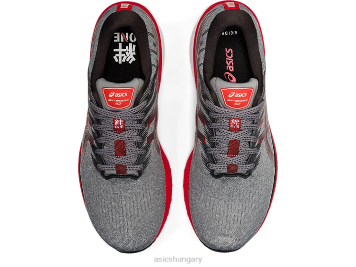 asics középszürke/elektromos piros magyarország N2T21646