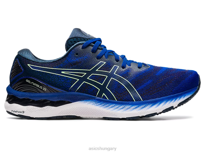 asics monacói kék/világos lime magyarország N2T21854