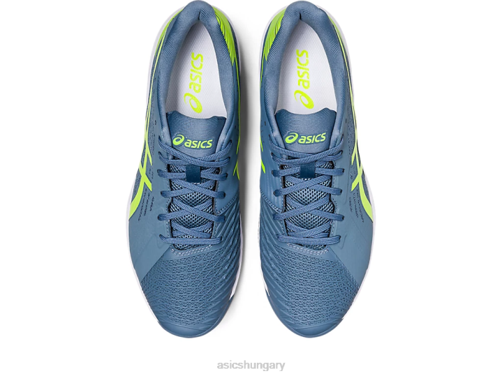 asics acélkék/veszélyzöld magyarország N2T2477