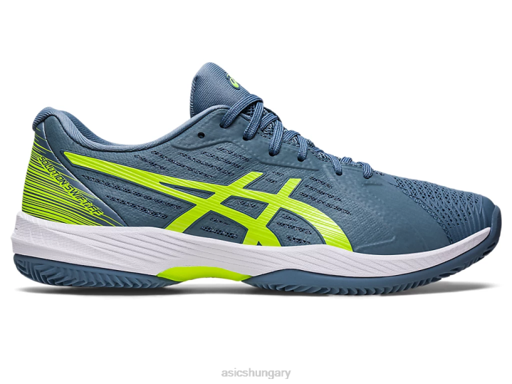 asics acélkék/veszélyzöld magyarország N2T2514