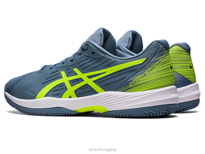 asics acélkék/veszélyzöld magyarország N2T2514