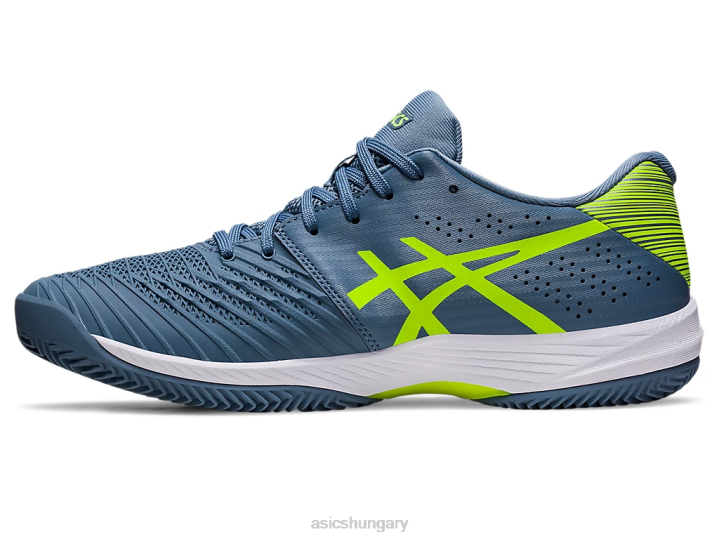 asics acélkék/veszélyzöld magyarország N2T2514