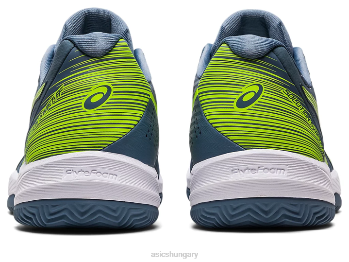 asics acélkék/veszélyzöld magyarország N2T2514