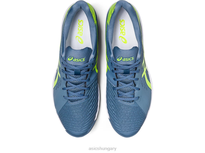 asics acélkék/veszélyzöld magyarország N2T2514