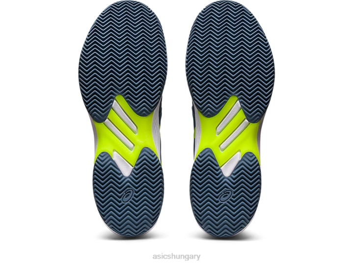 asics acélkék/veszélyzöld magyarország N2T2514