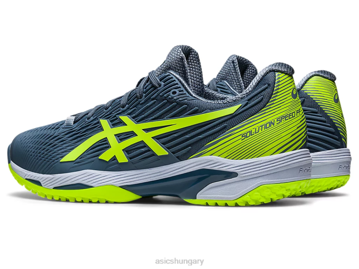 asics acélkék/veszélyzöld magyarország N2T2562