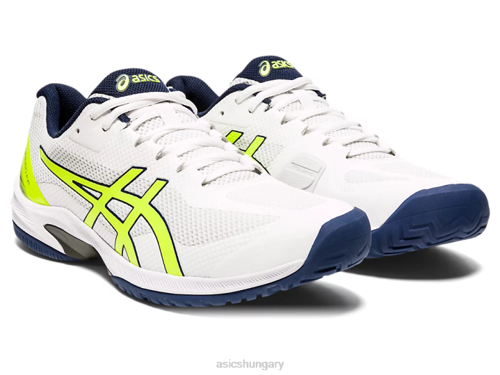 asics fehér/biztonsági sárga magyarország N2T22054