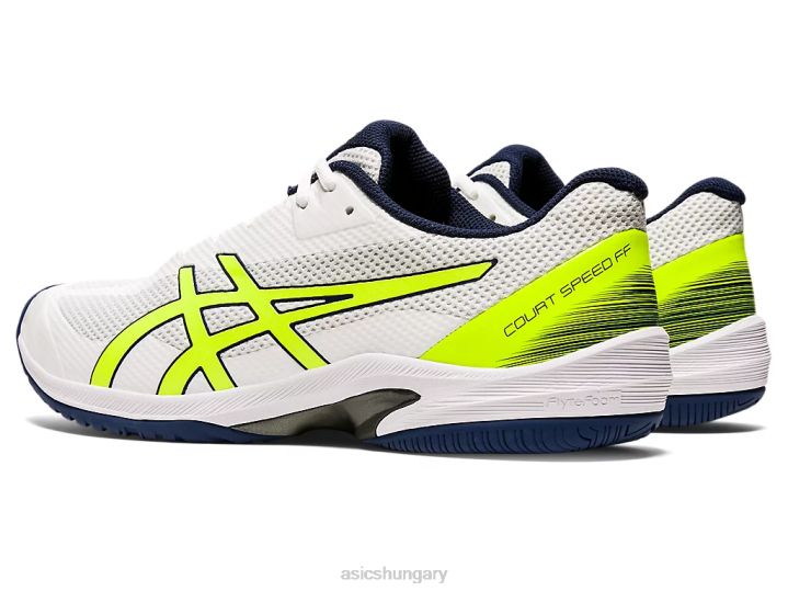 asics fehér/biztonsági sárga magyarország N2T22054