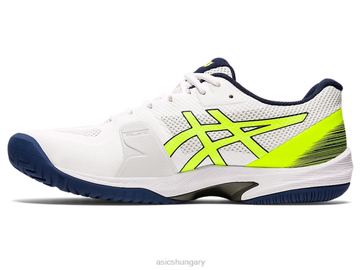asics fehér/biztonsági sárga magyarország N2T22054