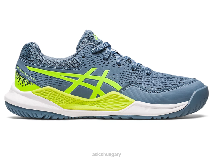 asics acélkék/veszélyzöld magyarország N2T24219