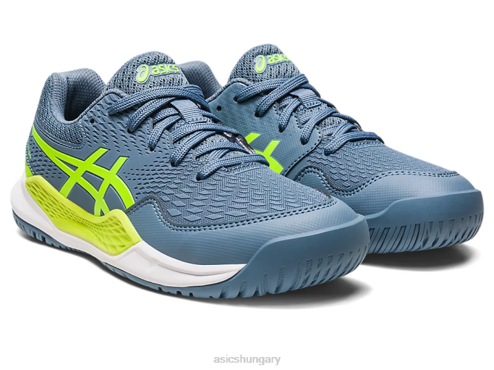 asics acélkék/veszélyzöld magyarország N2T24219