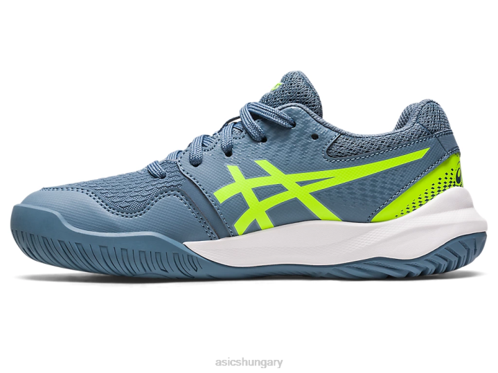 asics acélkék/veszélyzöld magyarország N2T24219