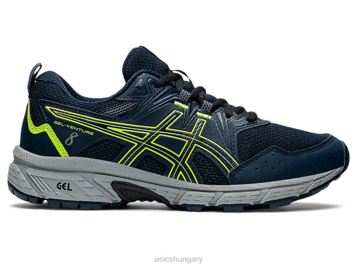 asics francia kék/veszélyzöld magyarország N2T24505