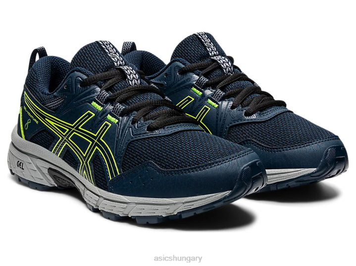asics francia kék/veszélyzöld magyarország N2T24505