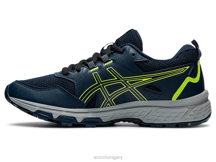 asics francia kék/veszélyzöld magyarország N2T24505