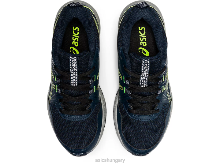 asics francia kék/veszélyzöld magyarország N2T24505