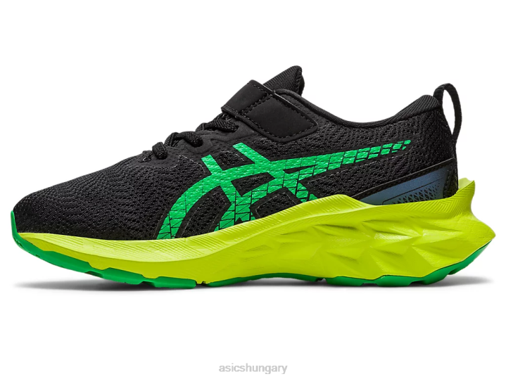 asics fekete/lime héja magyarország N2T24224