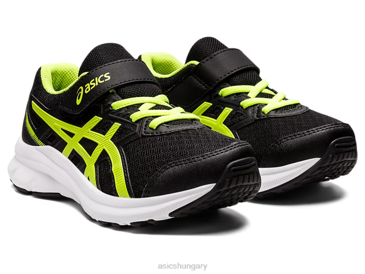 asics fekete/veszélyzöld magyarország N2T24529