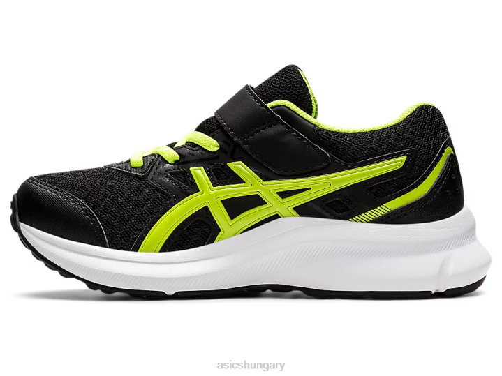 asics fekete/veszélyzöld magyarország N2T24529