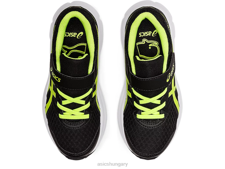 asics fekete/veszélyzöld magyarország N2T24529
