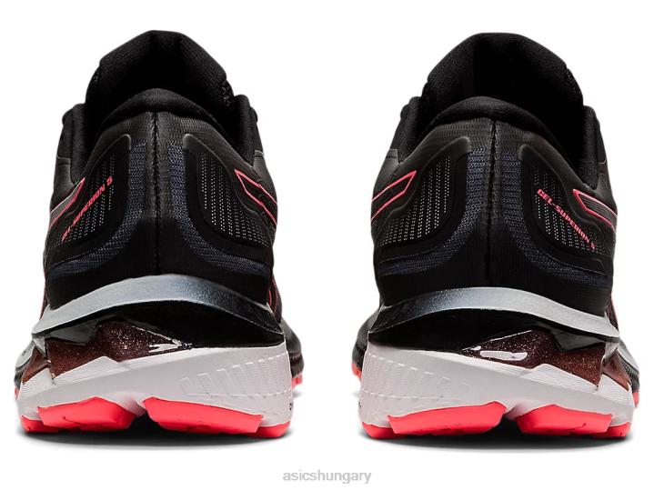 asics fekete/lángoló korall magyarország N2T22606
