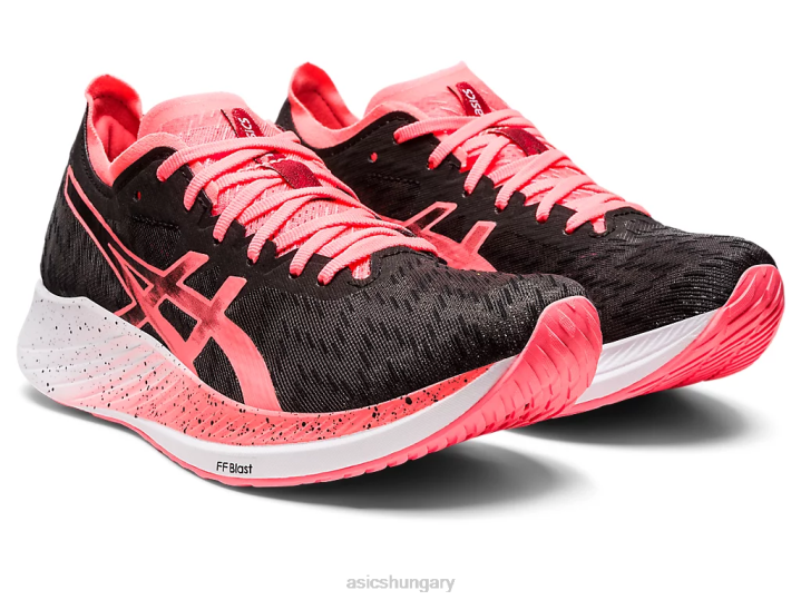 asics fekete/lángoló korall magyarország N2T23649