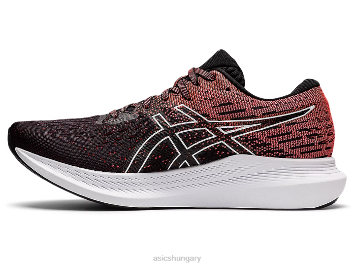 asics fekete/lángoló korall magyarország N2T23811