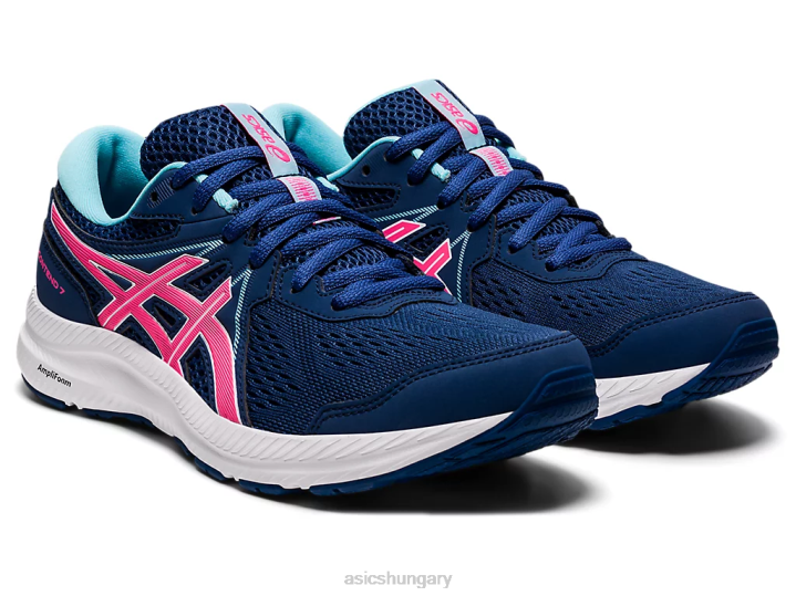 asics éjkék/dögrózsaszín magyarország N2T23695