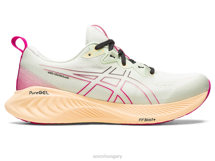 asics suttogva zöld/rózsaszín rave magyarország N2T22135