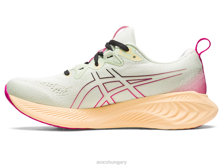 asics suttogva zöld/rózsaszín rave magyarország N2T22135