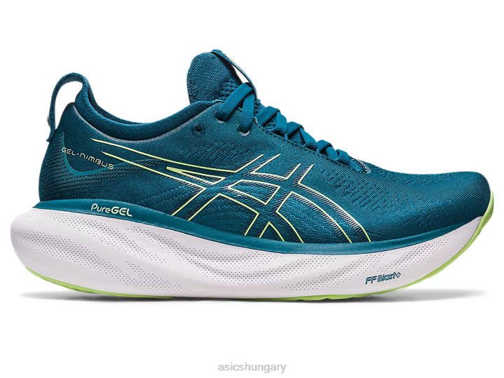 asics tinta kékeszöld/lime zöld magyarország N2T22259
