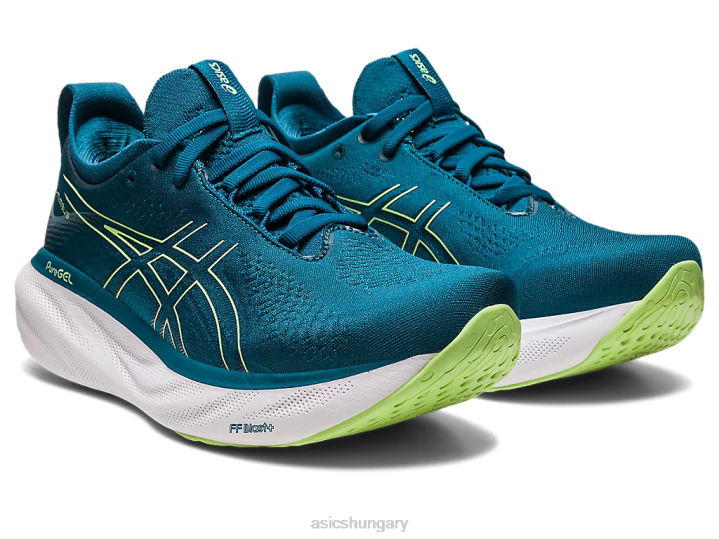 asics tinta kékeszöld/lime zöld magyarország N2T22259