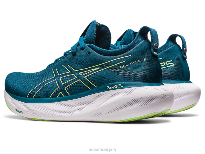asics tinta kékeszöld/lime zöld magyarország N2T22259
