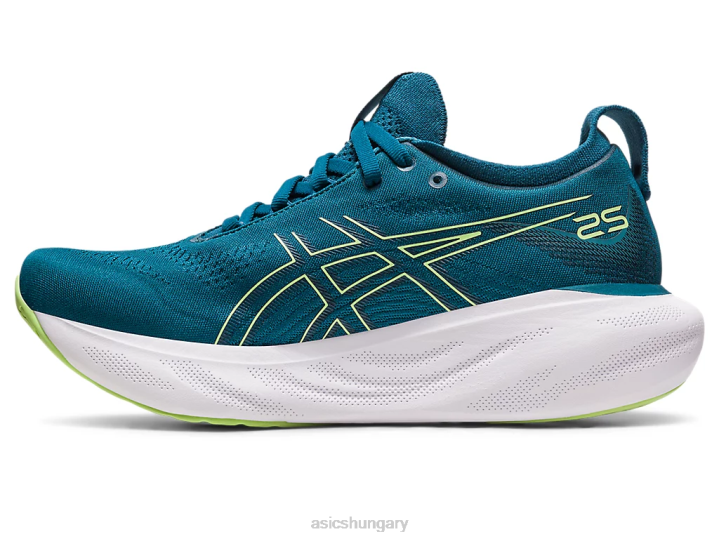 asics tinta kékeszöld/lime zöld magyarország N2T22259