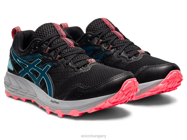asics fekete/mélytengeri kékeszöld magyarország N2T23748
