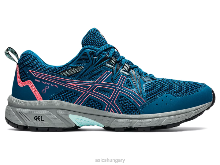 asics mélytengeri kékeszöld / lángoló korall magyarország N2T23612