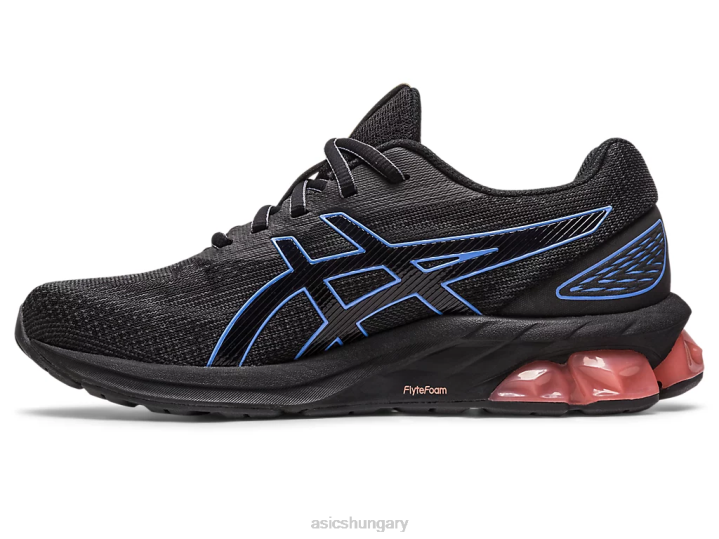 asics fekete/fátyolkék magyarország N2T22336