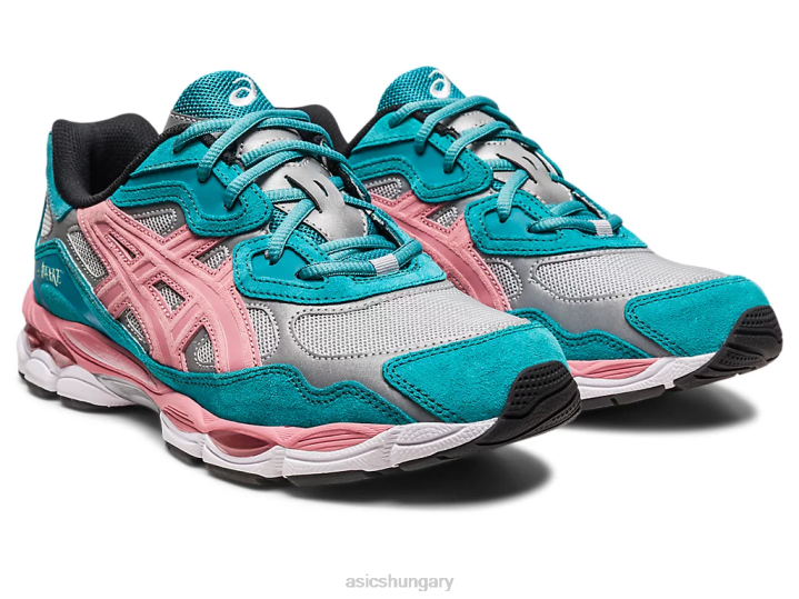 asics tiszta ezüst/zöld kék pala magyarország N2T2308