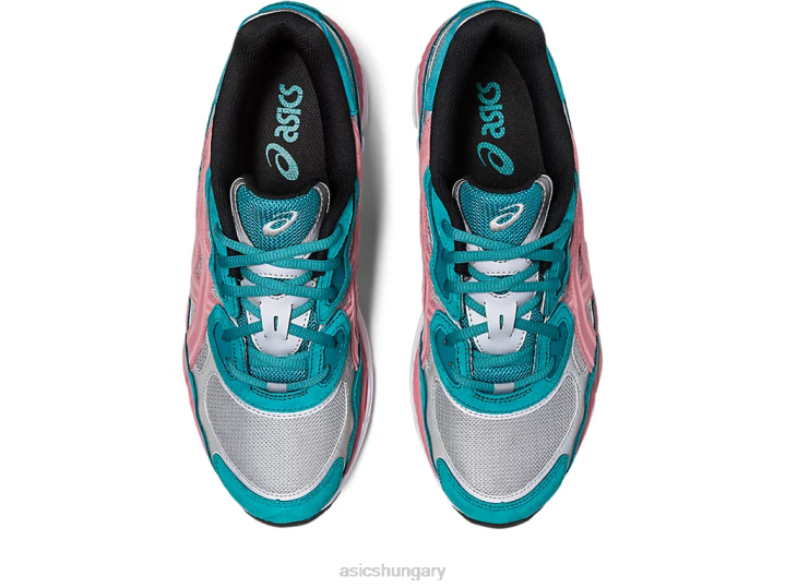 asics tiszta ezüst/zöld kék pala magyarország N2T2308
