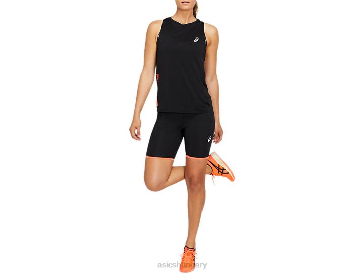 asics teljesítmény fekete/napkelte piros magyarország N2T24130